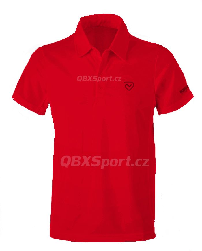 Pánské funkční triko s límečkem Northland Cooldry Gregor Polo Shirt red
